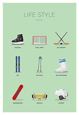 아이콘 스키 고글 사람없음 세트 스케이트 스노우보드 헬멧 골대 아이스하키 스키화 폴대 2D아이콘 AI파일 스포츠용품 겨울스포츠 보드_스포츠 막대기 보호장비 스키장비 하키 파일형식 벡터