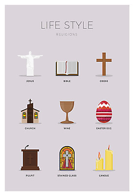 아이콘 십자가 초 창문 부활절 사람없음 세트 교회 와인 계란 성경 예수 단상 예수상 2D아이콘 AI파일 기념일 종교용품 종교건축 주류 건물 조형물 알 신_종교 파일형식 벡터