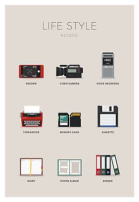 아이콘 사람없음 세트 촬영 타이핑 일기 플로피디스크 앨범 바인더 비디오 녹음기 메모리카드 2D아이콘 AI파일 사무용품 메모리 파일형식 벡터 녹음_기록