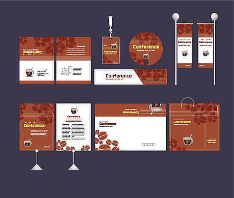 템플릿 배너템플릿 커피 이벤트 사람없음 세트 쇼핑백 갈색 원두 현수막 전단 엽서 초대장 패키지 약도 사원증 박람회 손부채 기업홍보 소봉투 행사세트 행사템플릿 AI파일 배너 음료 컬러 지도 가방 비즈니스 편지봉투 카드_감사 편지 홍보물 파일형식 벡터