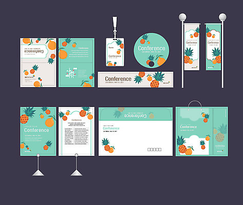 템플릿 배너템플릿 오렌지 이벤트 사람없음 세트 쇼핑백 현수막 파인애플 전단 엽서 초대장 패키지 약도 사원증 박람회 손부채 기업홍보 소봉투 행사세트 행사템플릿 AI파일 배너 지도 가방 과일 비즈니스 편지봉투 카드_감사 편지 열대과일 홍보물 파일형식 벡터