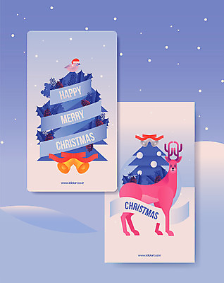 기념일 리본 크리스마스 일러스트 조류 크리스마스카드 사람없음 크리스마스트리 루돌프 종 눈 목업 국내일러스트 AI파일 자연요소 동물 날씨 사슴 카드_감사 이벤트 파일형식 벡터