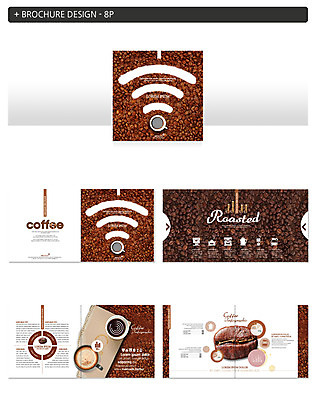 템플릿 ZIP 커피 음료 팜플렛 사람없음 원두 커피잔 와이파이 인디자인 INDD 이미지템플릿 잔 무선인터넷 파일형식