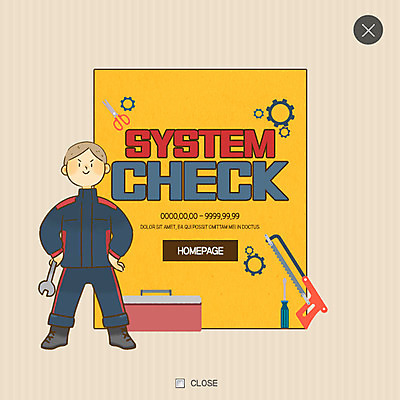 전신 PSD 템플릿 남자 웹템플릿 팝업 이벤트팝업 웹팝업 한명 이벤트 성인 공구 수리 톱니바퀴 시스템 점검 레이어팝업 이미지템플릿 1 사람 도구 파일형식