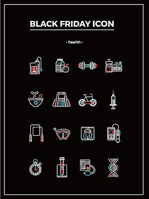 아이콘 다이어트 건강 주사기 사람없음 약 세일 자전거 아령 DNA 체중계 줄넘기 식단 수혈 혈압계 조절 타이머 약제조 운동가방 초음파 혈액주머니 블랙프라이데이 2D아이콘 AI파일 가방 의학 의료기기 데이이벤트 치료 운동 바이크 혈액 생명공학 혈압 파일형식 벡터