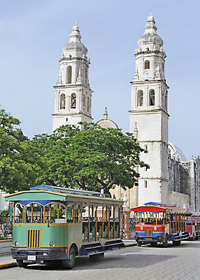 포토 JPG 해외이미지 멕시코 사람없음 야외 건물 성당 기둥 유카탄 해외202004 해외포토 건축물 건축 북아메리카 종교건축 파일형식 이미지허브