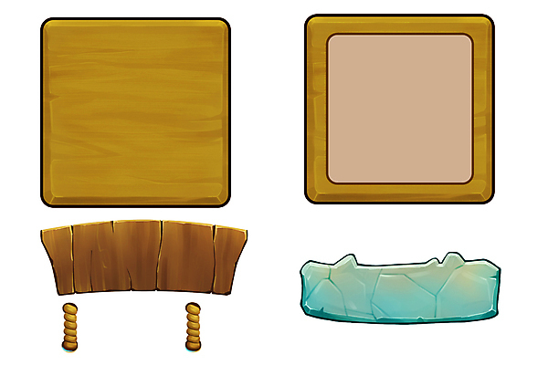 JPG 해외이미지 밧줄 일러스트 재질 프레임 알림판 사람없음 목재 게임 돌재질 UI 엘리먼트 인터페이스 프레임일러스트 해외202004 해외일러스트 나무 줄 재료 놀이 돌_바위 파일형식 이미지허브