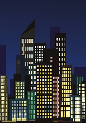 포토 JPG 해외이미지 실루엣 일러스트 건축양식 창문 하늘 전등 조명 주택 사람없음 건물 고층빌딩 도시 저녁 윤곽 타운 스카이라인 수평선 해외202004 해외포토 건축물 건축 촬영기법 빌딩 야간 파일형식 이미지허브