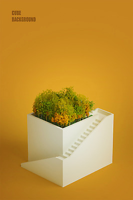 도형 PSD 나무 편집이미지 건축물 백그라운드 사람없음 3D소스 3D 계단 사각형 큐브 입체 디지털합성 정사각형 입체도형 편집3D 식물 건축 파일형식
