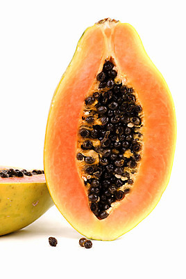 포토 JPG 해외이미지 음식 오렌지 과일 씨앗 사람없음 흰색 신선 닫기 달콤 알맹이 날것 숙성 파파야 해외202004 해외포토 식물 컬러 모션 맛 열대과일 파일형식 이미지허브