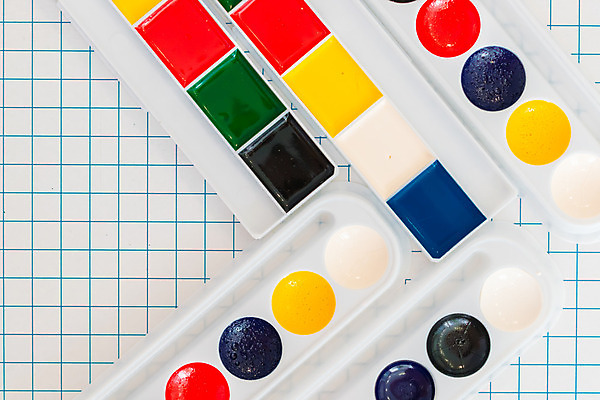 포토 JPG 해외이미지 직업 교육 종이 학교 추상 수채화 세포 미술 취미 사람없음 빨간색 초록색 물 파란색 세트 상자 컬러풀 노란색 페인트 흰색 붓 팔레트 선택 그림 예술가 페인트붓 여의주 해외202004 해외포토 자연요소 컬러 컨셉 무늬 문화예술 파일형식 이미지허브