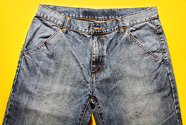 포토 JPG 해외이미지 옷 바지 사람없음 파란색 노란색 청바지 주름 해외202004 해외포토 컬러 하의 파일형식 이미지허브