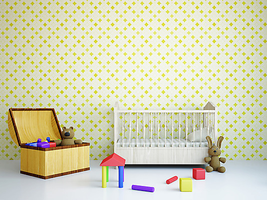 포토 JPG 해외이미지 모양 라이프스타일 디자인 벽 가구 베개 휴식 아파트 주택 실내 사람없음 내부 장식 상자 장난감 노란색 놀이방 침실 흰색 봉제인형 아기침대 해외202004 해외포토 인형 컬러 생활용품 컨셉 침구 건물 생활 아기용품 침대 파일형식 이미지허브