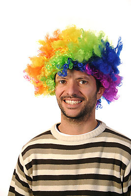 포토 JPG 해외이미지 남자 행복 장난 놀이 휴가 새로움 한명 컬러풀 파티 할로윈 광대 흰색 축하 표현 대접 생일 유머 서커스 고립 해외202004 해외포토 1 기념일 감정 컬러 컨셉 사람 이벤트 파일형식 이미지허브