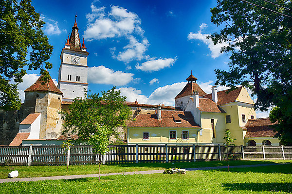 포토 JPG 해외이미지 벽 사람없음 교회 탑 루마니아 강화 트란실바니아 해외202004 해외포토 건축물 유럽 종교건축 건물 파일형식 이미지허브