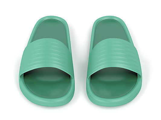 포토 JPG 해외이미지 신발 슬리퍼 사람없음 초록색 여름 3D 샌들 고무 고립 양발 해외202004 해외포토 계절 컬러 디지털합성 파일형식 이미지허브