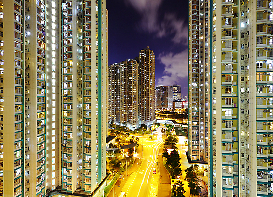 포토 JPG 해외이미지 야경 아파트 사람없음 야외 건물 도시풍경 도시 도심 홍콩 해외202004 해외포토 건축물 주택 풍경 중국 야간 파일형식 풍경_경치 이미지허브