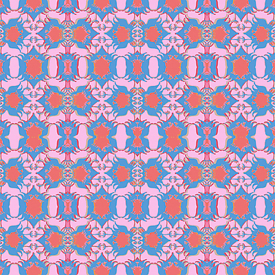 포토 JPG 해외이미지 디자인 분홍색 백그라운드 꽃무늬 패턴 일러스트 벽지 추상 미술 사람없음 장식 빨간색 파란색 직물 화려 우아함 인쇄 타일 모자이크 창백 스타일 해외202004 해외포토 꽃 컬러 컨셉 무늬 문화예술 파일형식 이미지허브