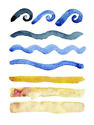 포토 JPG 해외이미지 파도 곡선 수채화 사람없음 여름 파란색 노란색 손그림 물결무늬 해외포토 계절 물결 선 바다 컬러 무늬 파일형식 이미지허브