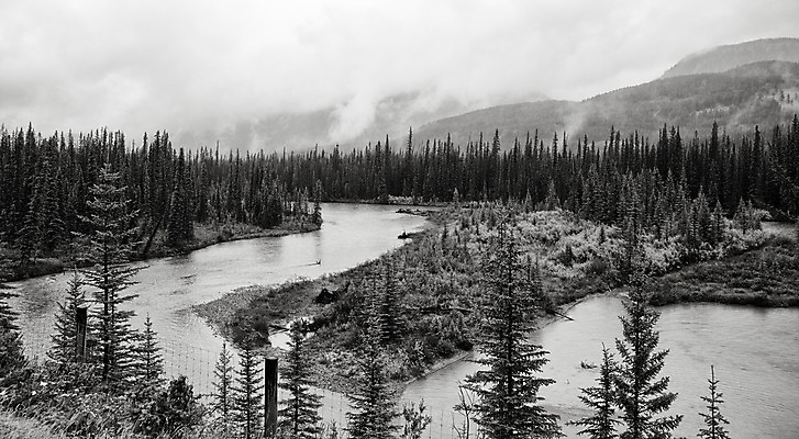 포토 JPG 해외이미지 캐나다 산 사람없음 물 안개 보트 앨버타 터키석 해외202004 해외포토 자연요소 북아메리카 배_교통 날씨 보석 파일형식 이미지허브