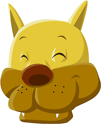 EPS 동물 척추동물 캐릭터 한마리 육지동물 반려견 얼굴 동물캐릭터 일러스트 포유류 표정 미소 사람없음 반려동물 머리 개 강아지 개캐릭터 불독 송곳니 일러캐릭터 1 신체부위 치아 파일형식 벡터