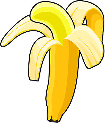 EPS 식물 컬러 과일 일러스트 바나나 사람없음 노란색 열대과일 바나나껍질 국내일러스트 껍질 파일형식 벡터
