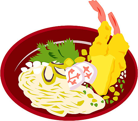 EPS 음식 외국문화 일본문화 일러스트 사람없음 면류 면 메밀국수 우동 덴푸라소바 튀김우동 일본음식 국내일러스트 동양문화 문화 파일형식 벡터