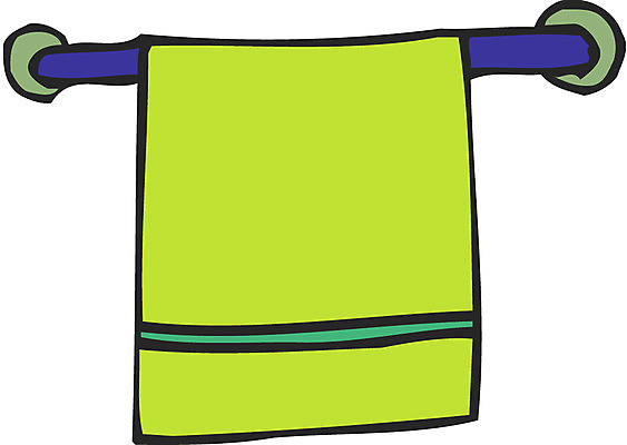 EPS 클립아트 생활용품 일러스트 사람없음 수건 위생용품 오브젝트 수건걸이 국내일러스트 파일형식 벡터