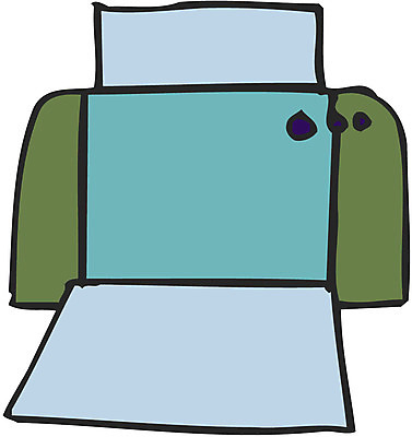 EPS 클립아트 일러스트 사람없음 컴퓨터용품 사무용품 인쇄 인쇄기 오브젝트 출력기 국내일러스트 문구용품 전자제품 장비 파일형식 벡터