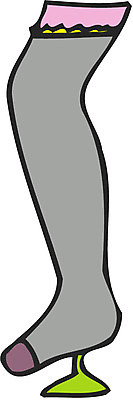 EPS 클립아트 옷 일러스트 양말 사람없음 니삭스 오브젝트 스타킹 여성용 밴드스타킹 국내일러스트 파일형식 벡터