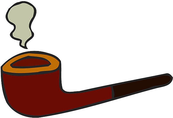 EPS 클립아트 생활용품 일러스트 사람없음 오브젝트 남성용 담뱃대 국내일러스트 담배 파일형식 벡터