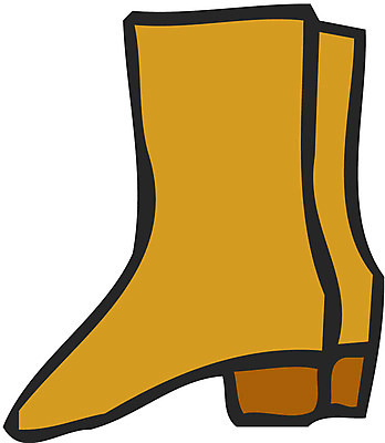 EPS 클립아트 잡화 구두 신발 일러스트 부츠 사람없음 오브젝트 여성용 앵클부츠 국내일러스트 파일형식 벡터