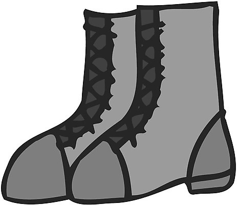 EPS 클립아트 잡화 신발 일러스트 부츠 사람없음 오브젝트 군화 국내일러스트 파일형식 벡터
