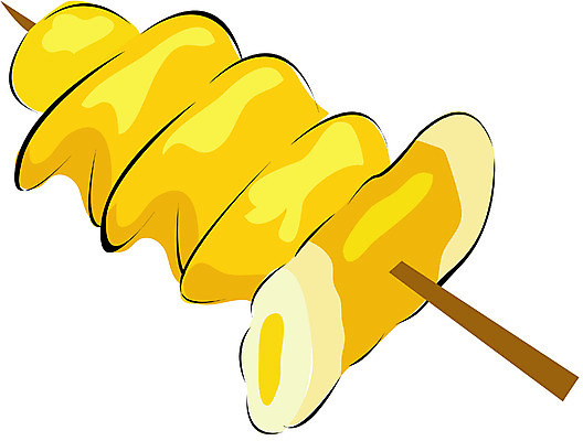 EPS 클립아트 음식 일러스트 디저트 사람없음 꼬치 어묵 어묵꼬치 생선묵 일본음식 국내일러스트 파일형식 벡터