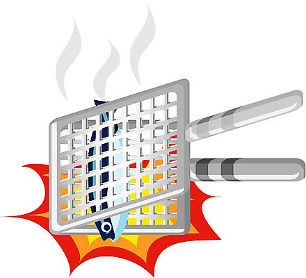 EPS 한식 음식 일러스트 어류 요리 사람없음 그릴 구이 생선구이 석쇠구이 국내일러스트 주방용품 수중동물 생선요리 파일형식 벡터