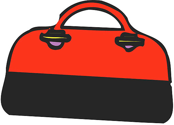EPS 클립아트 잡화 가방 일러스트 사람없음 핸드백 오브젝트 스포츠가방 국내일러스트 파일형식 벡터