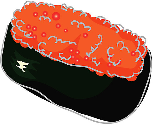 EPS 음식 외국문화 일본문화 일러스트 사람없음 초밥 생선초밥 김초밥 알초밥 일본음식 국내일러스트 동양문화 문화 파일형식 벡터