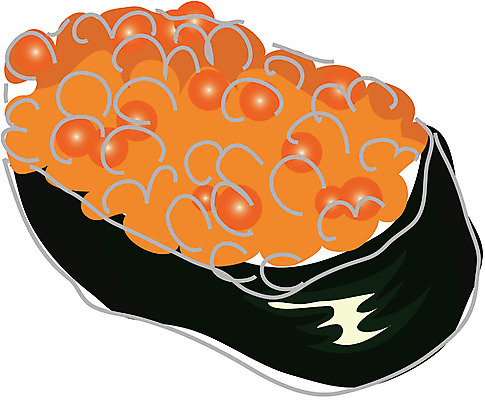 EPS 음식 외국문화 일본문화 일러스트 사람없음 초밥 생선초밥 김초밥 알초밥 일본음식 국내일러스트 동양문화 문화 파일형식 벡터