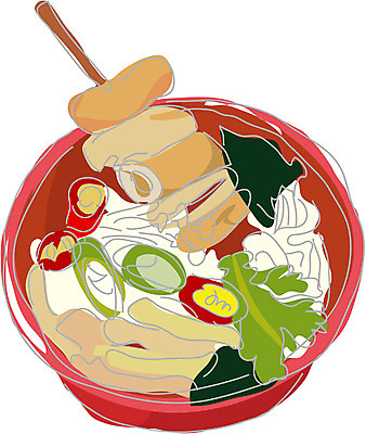 EPS 음식 외국문화 일본문화 일러스트 사람없음 면류 면 어묵 우동 어묵우동 일본음식 국내일러스트 동양문화 문화 파일형식 벡터