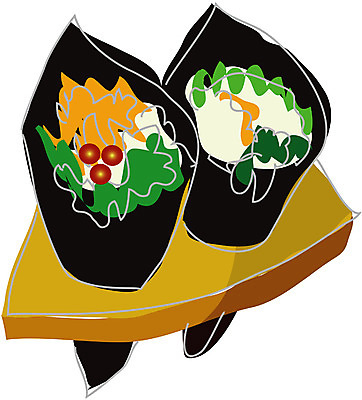 EPS 음식 외국문화 일본문화 일러스트 사람없음 초밥 김초밥 마끼 일본음식 국내일러스트 동양문화 문화 파일형식 벡터