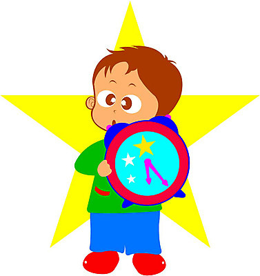 EPS 클립아트 모양 남자 별 어린이 시계 생활용품 일러스트 한명 서기 사람 소년 자명종 벽걸이 벽걸이시계 남자만 남자한명만 어린이만 소년만 소년한명만 국내일러스트 자연요소 1 모션 알람 오브젝트 파일형식 벡터