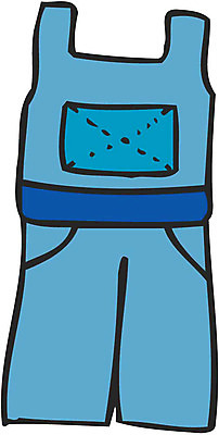 EPS 클립아트 옷 일러스트 바지 사람없음 멜빵바지 오브젝트 오버롤 오버롤즈 국내일러스트 하의 멜빵 파일형식 벡터