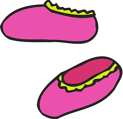 EPS 클립아트 옷 일러스트 양말 사람없음 오브젝트 덧신 국내일러스트 신발 파일형식 벡터