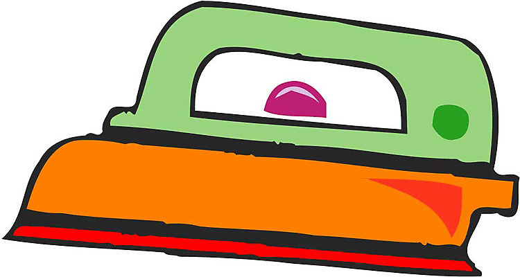 EPS 클립아트 일러스트 사람없음 전자제품 가전제품 오브젝트 생활가전 다리미 전기다리미 국내일러스트 파일형식 벡터