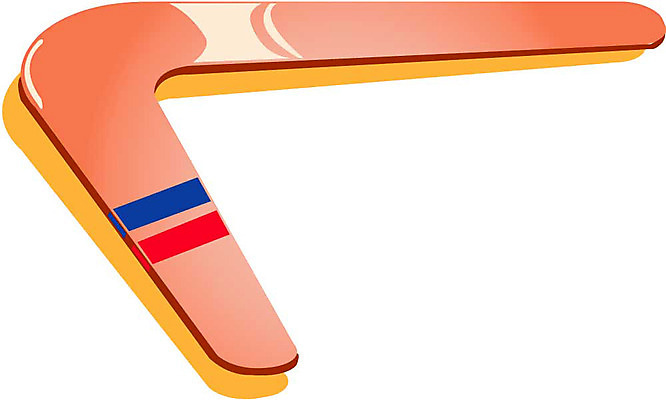 EPS 클립아트 생활용품 일러스트 사람없음 놀이용품 놀이기구 오브젝트 부메랑 국내일러스트 파일형식 벡터