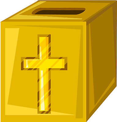 EPS 기독교 종교 십자가 일러스트 종교용품 기독교용품 사람없음 상자 오브젝트 헌금함 국내일러스트 파일형식 벡터