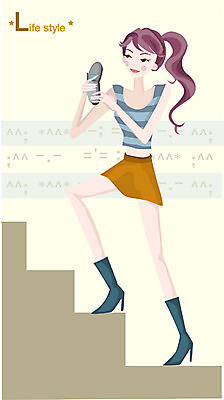 EPS 문자 우먼라이프 라이프스타일 웰빙 여자 패션 일러스트 휴식 한명 사람 20대 성인 취미 라이프 생활 스마트폰 이모티콘 여자만 여자한명만 성인여자만 청년만 청년여자만 성인한명만 청년여자한명만 성인여자한명만 성인만 국내일러스트 1 컨셉 청년 핸드폰 스마트기기 파일형식 벡터