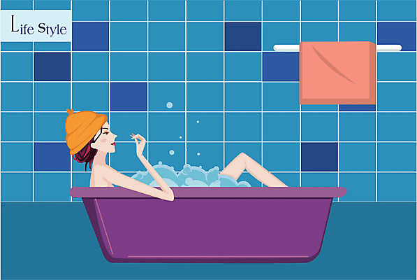 EPS 우먼라이프 라이프스타일 웰빙 여자 일러스트 욕조 실내 한명 사람 20대 성인 라이프 생활 뷰티 목욕 거품 여자만 여자한명만 성인여자만 청년만 청년여자만 성인한명만 청년여자한명만 성인여자한명만 성인만 국내일러스트 1 청년 내부 청결 파일형식 벡터