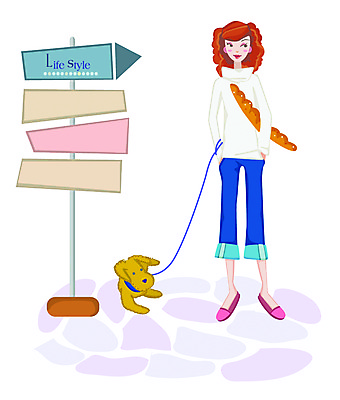 EPS 동물 우먼라이프 라이프스타일 웰빙 여자 반려견 일러스트 거리 한명 사람 20대 성인 야외 라이프 생활 반려동물 산책 표지판 개 강아지 외출 여자만 여자한명만 성인여자만 청년만 청년여자만 성인한명만 청년여자한명만 성인여자한명만 성인만 국내일러스트 1 포유류 휴식 알림판 청년 파일형식 벡터