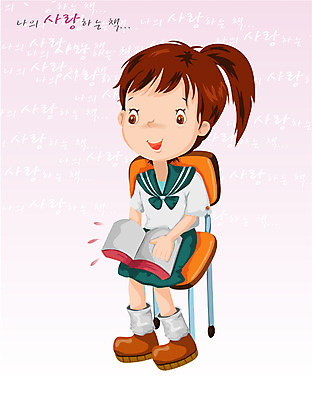 EPS 여자 교복 기독교 종교 초등학생 어린이 의자 일러스트 중학생 한명 사람 10대 독서 교회 성경 성경공부 교인 여자만 여자한명만 십대만 십대여자만 십대여자한명만 국내일러스트 1 학생 옷 가구 종교용품 종교건축 청소년 건물 학습 파일형식 벡터